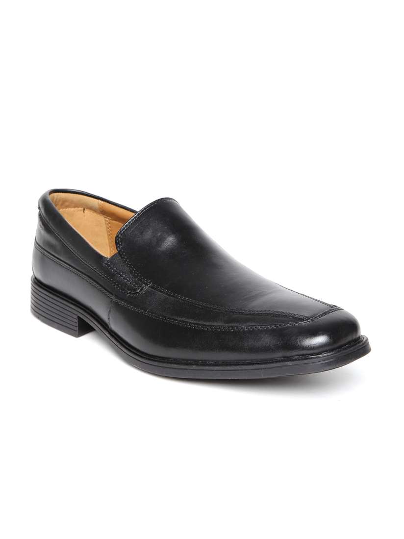 Buy Clarks Men Black Leather Semiformal Shoes Formal Shoes for Men 1004291 Myntra