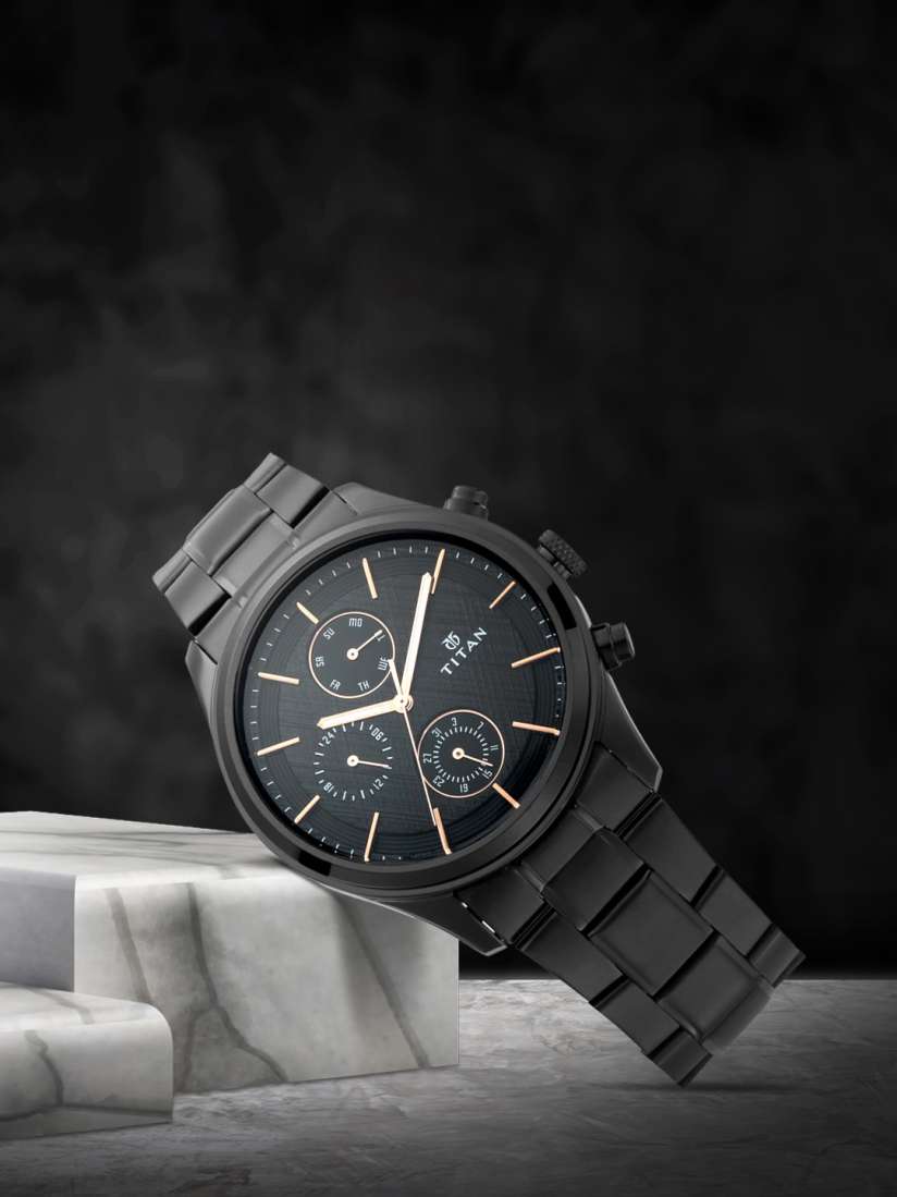 Buy Titan Neo Gents Men Black Analogue watch NL1805NM01 Watches for Men 10051889 Myntra