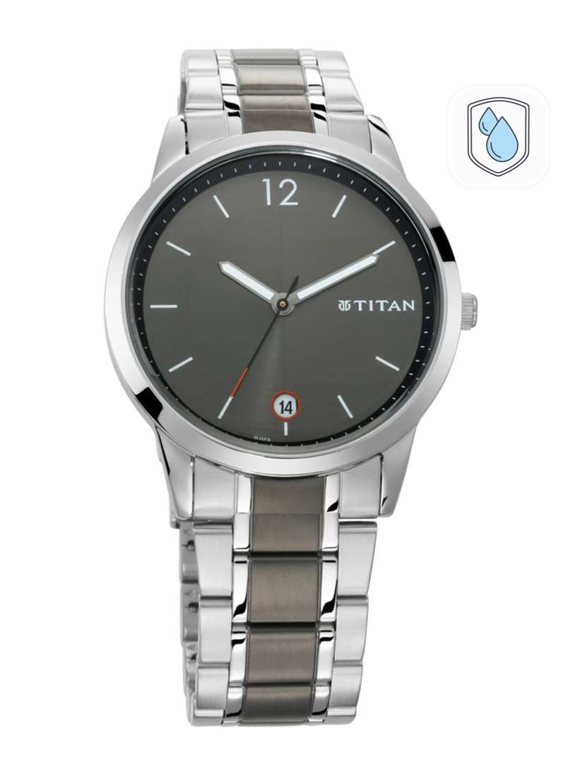 Buy Titan Men Grey Analogue Watch 1806KM01 Watches for Men 10052263 Myntra