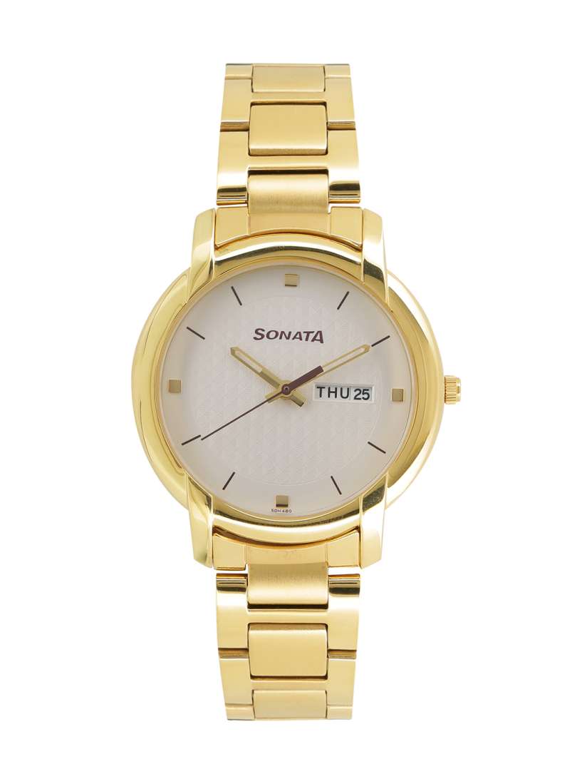 Buy Sonata Utsav Men White Analogue watch NL7954YM05 Watches for Men 10052467 Myntra