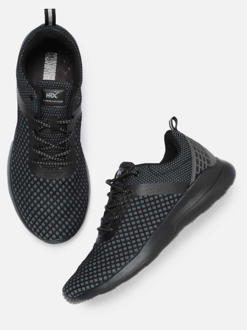 Buy HRX By Hrithik Roshan Men Black Running Shoes Sports Shoes for Men 10064653 Myntra