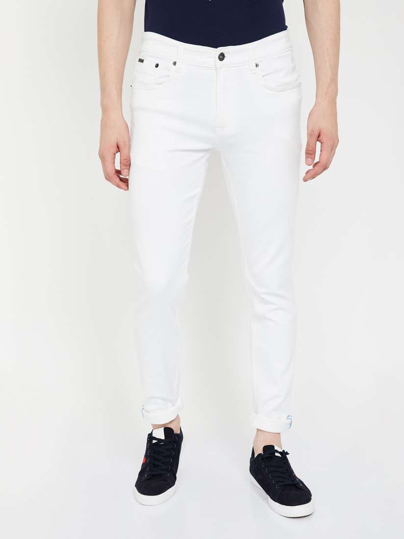 Buy UCLA Men White Skinny Fit Mid Rise Clean Look Jeans Jeans for Men 10073375 Myntra