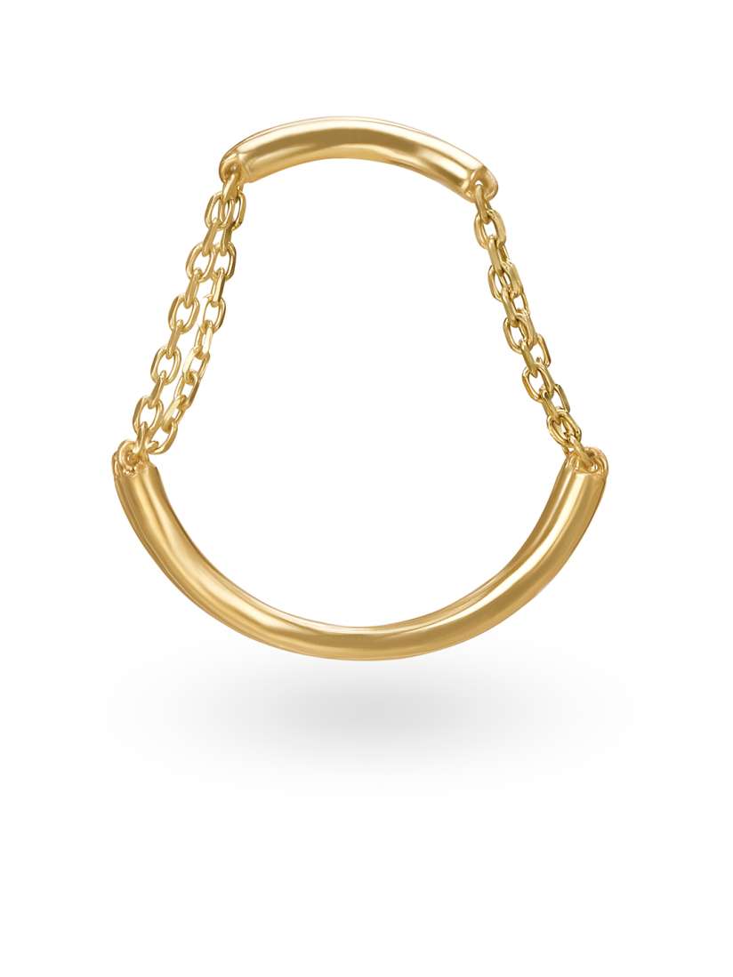 Buy Mia by Tanishq 14KT Yellow Gold Flexi Finger Ring Ring Gold for Women 10079721 Myntra
