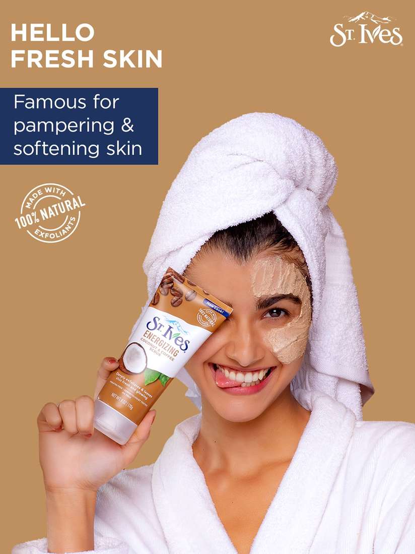 Buy St. Ives Energizing Coconut & Coffee Scrub 170 g - Face Scrub and Exfoliator for Women 10091281 | Myntra
