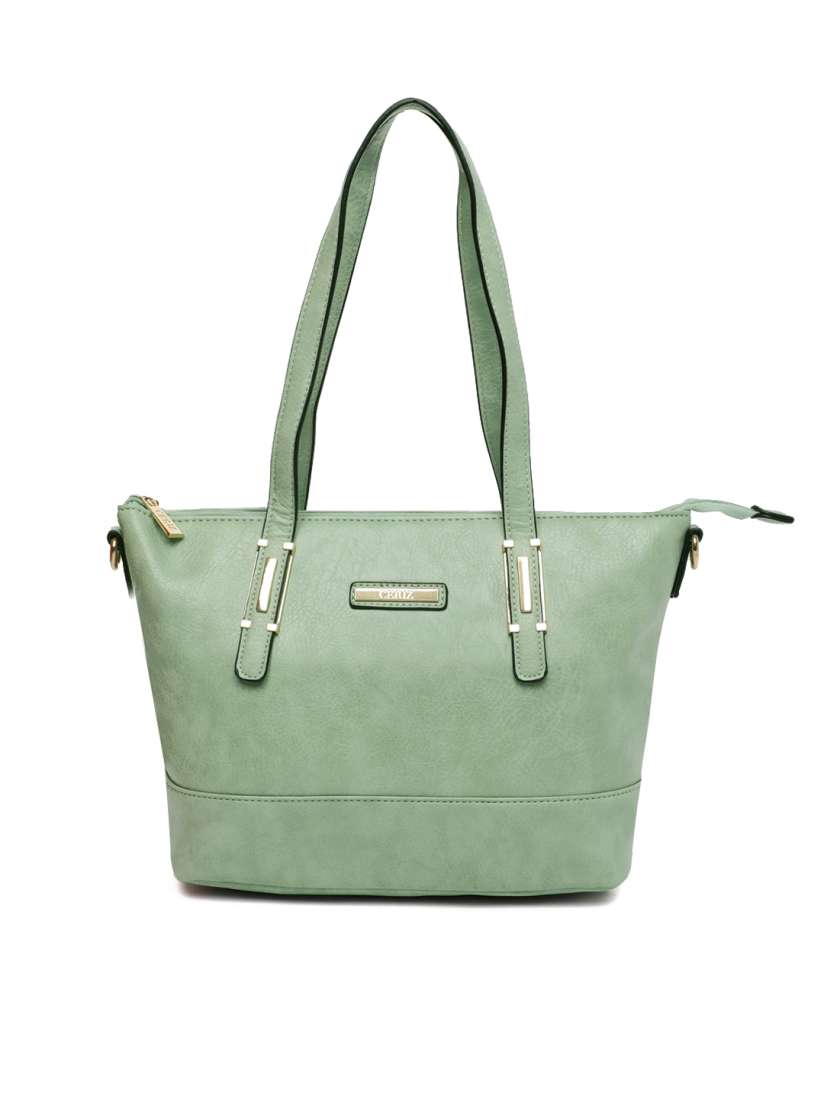 Buy CERIZ Mint Green Solid Shoulder Bag Handbags for Women 10111245 Myntra