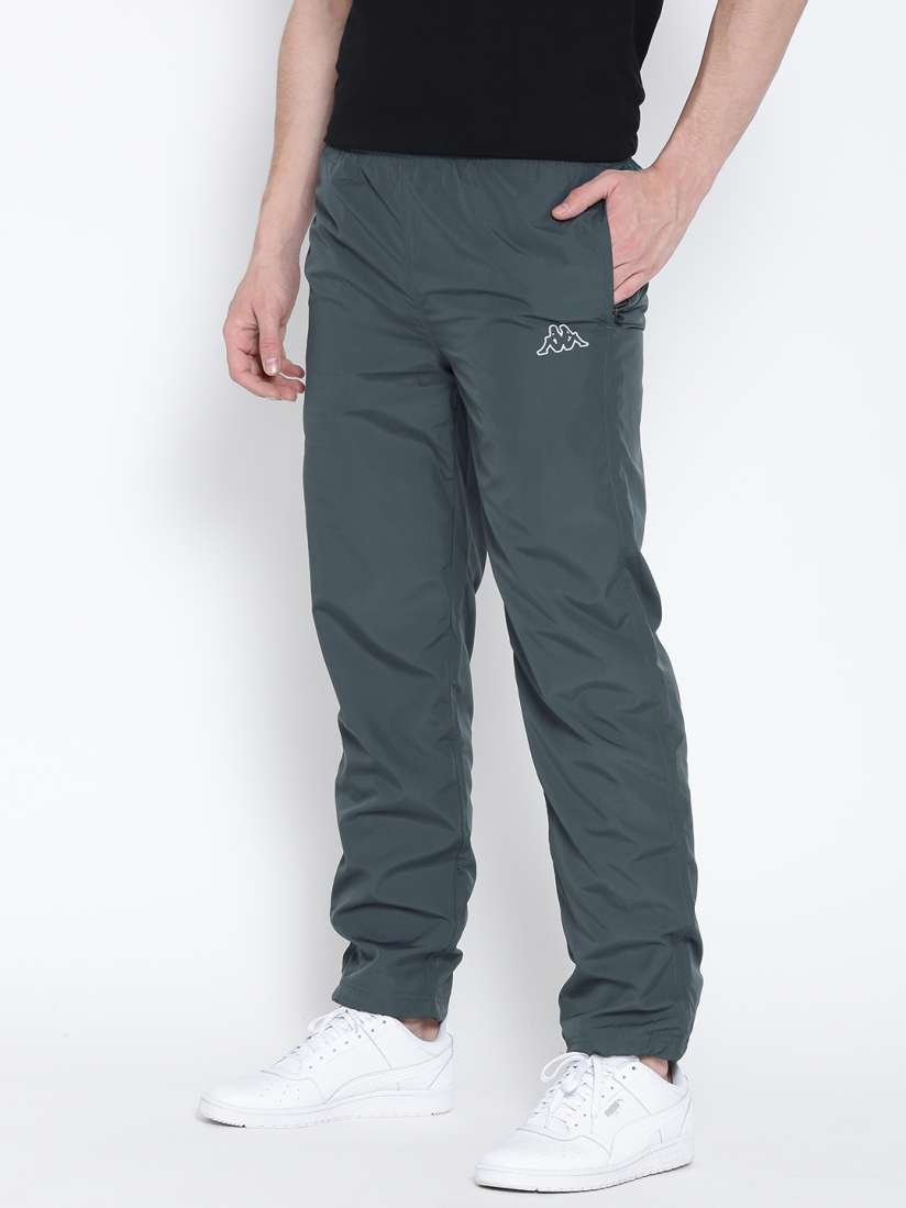 Kappa track pants grey best sale