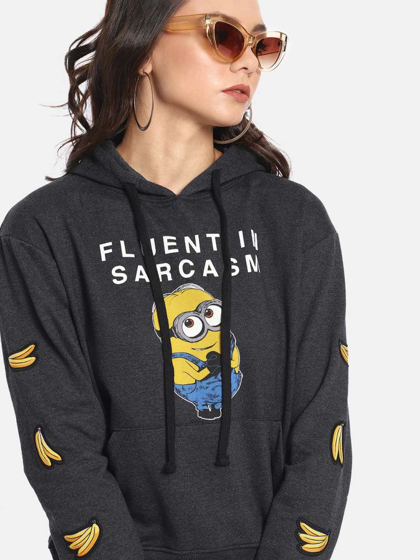 Minion sweatshirt womens online