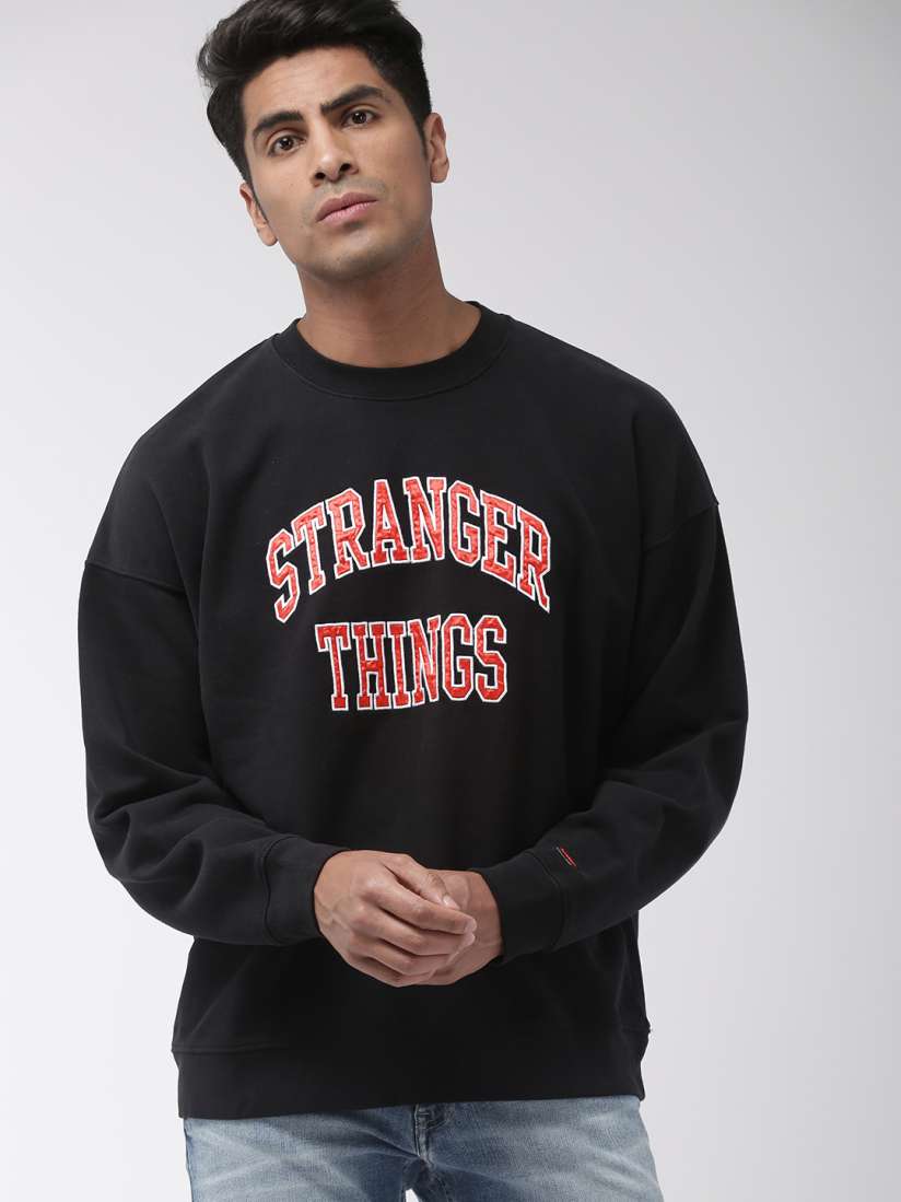 Stranger things black sweatshirt on sale