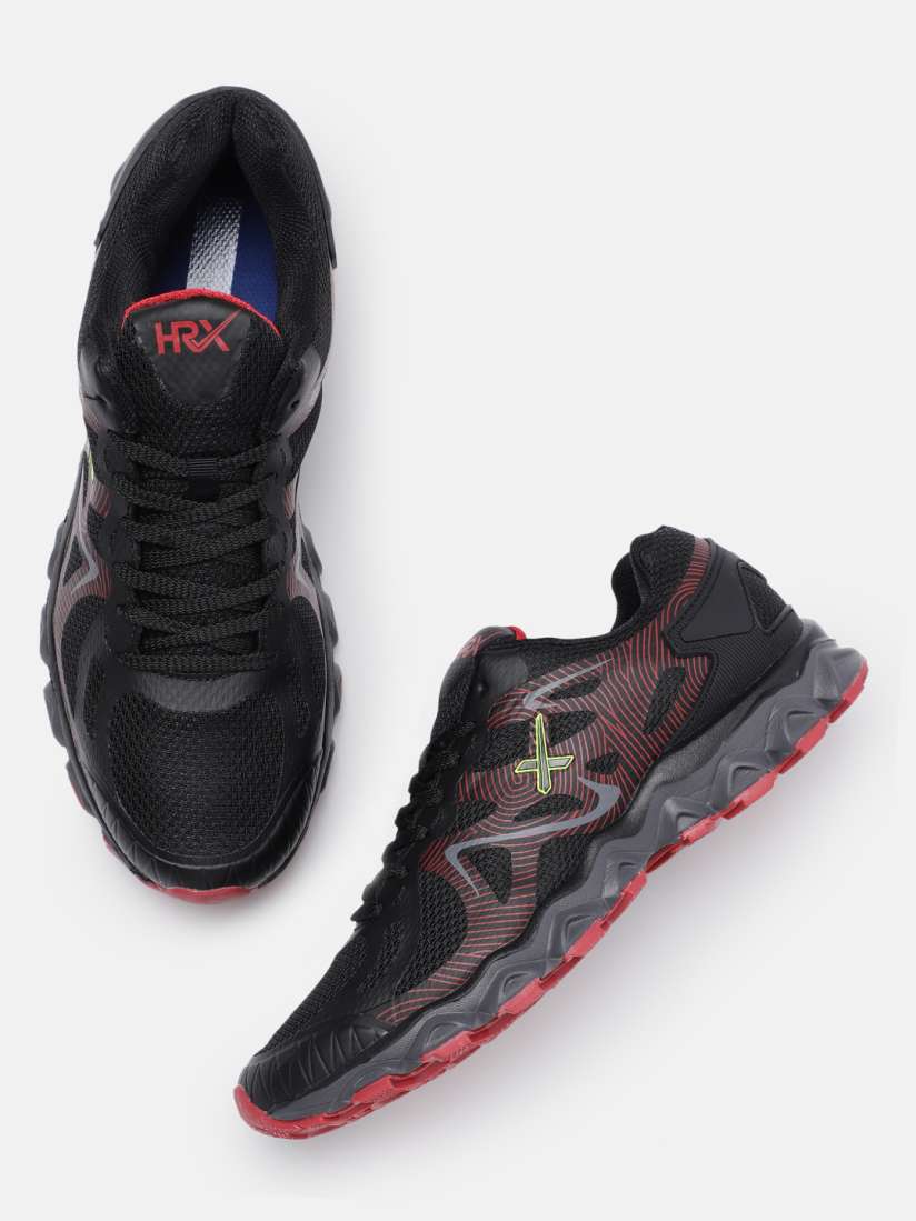 Buy HRX By Hrithik Roshan Men Black Running Shoes Sports Shoes for Men 10130515 Myntra