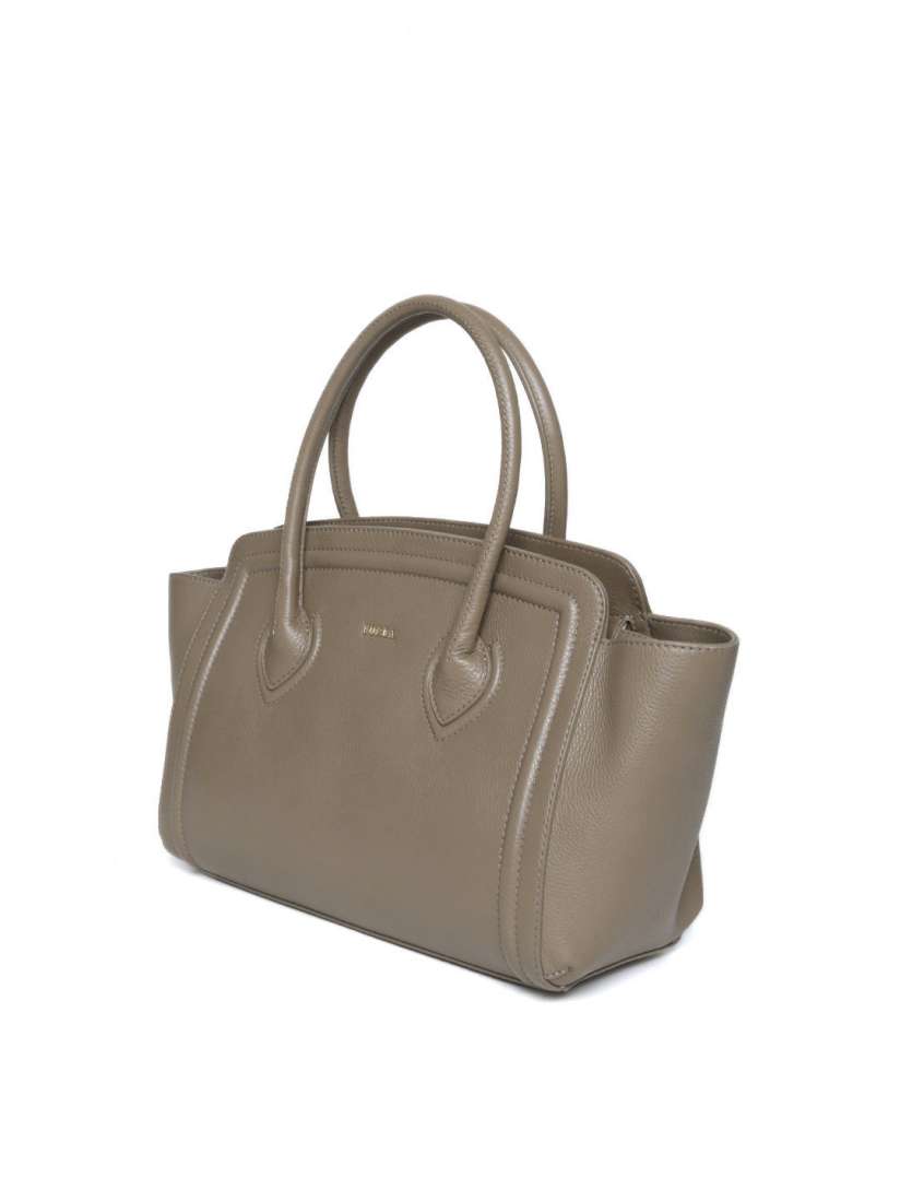 Furla taupe handbag discount