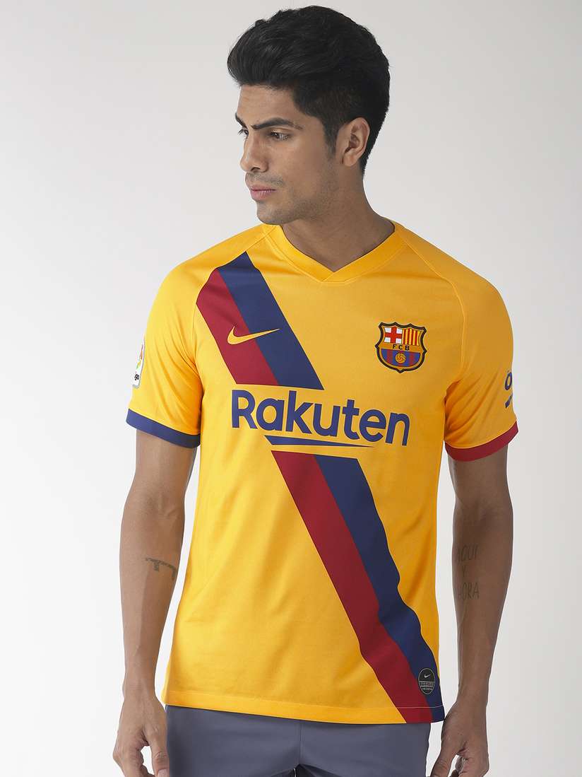 barcelona yellow jersey
