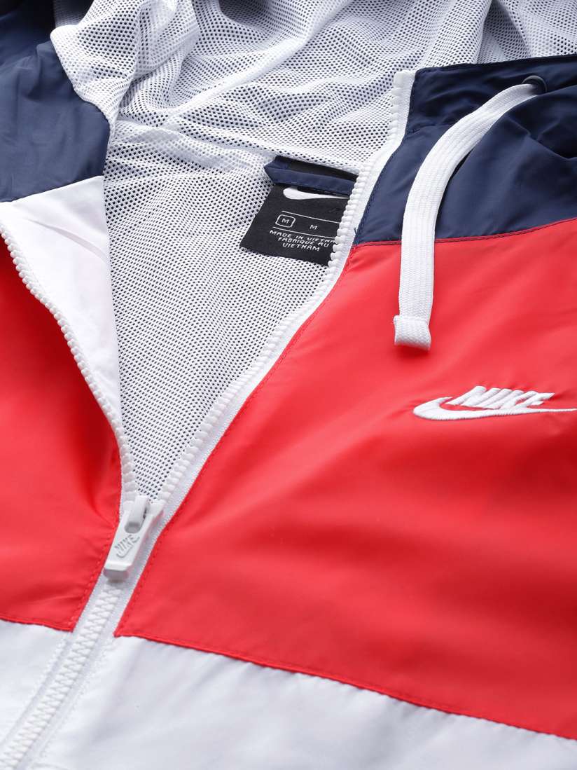 Buy Nike Sportswear Men Navy Red Colourblocked AS M NSW CE TRK SUIT HD WVN Tracksuit Tracksuits for Men 10139347 Myntra