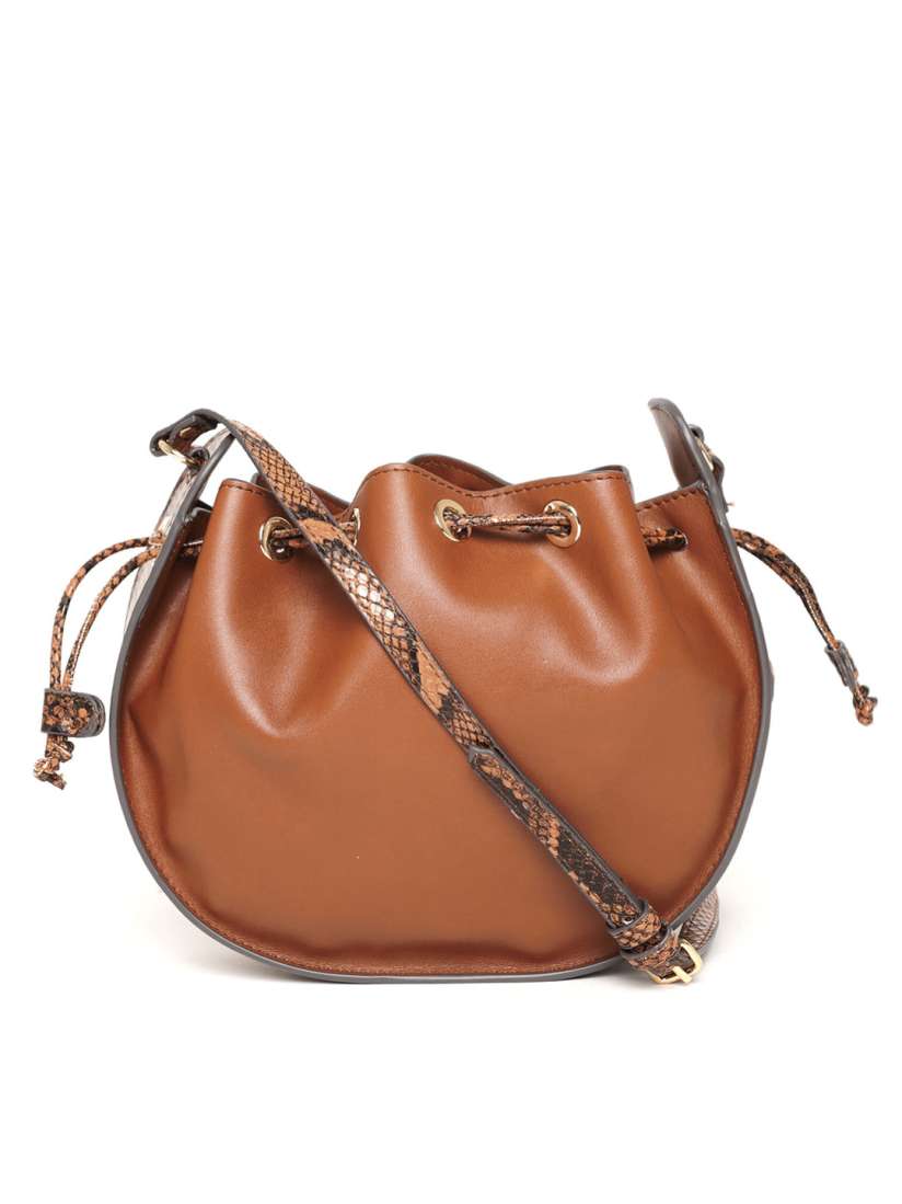 Buy MANGO Tan Brown Solid Sling Bag Handbags for Women 10142915 Myntra