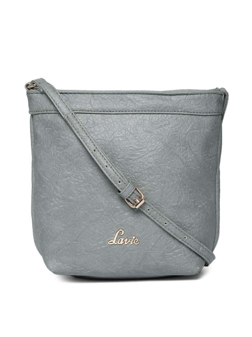 Buy Lavie Grey Solid Sling Bag Handbags for Women 10186261 Myntra