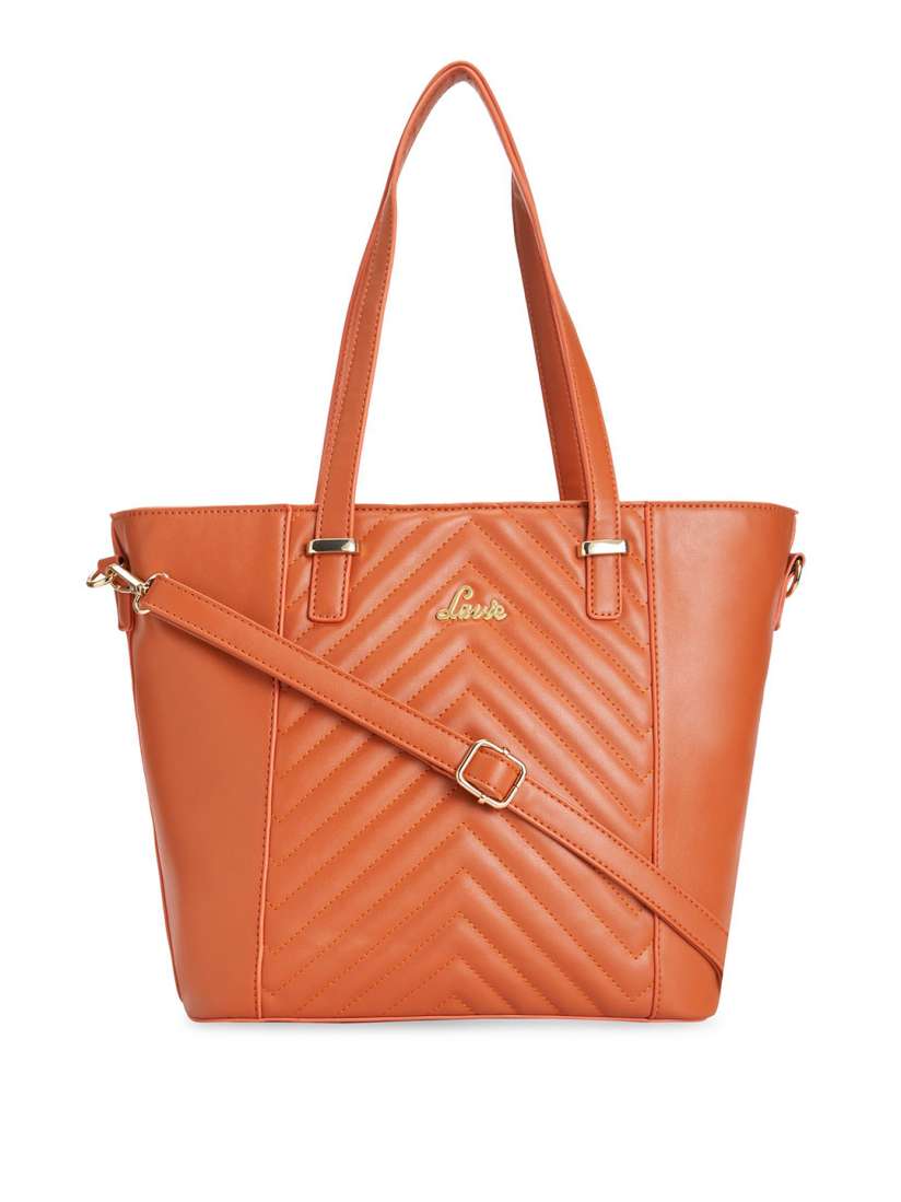 Buy Lavie Orange Textured Shoulder Bag Handbags for Women 10186599 Myntra
