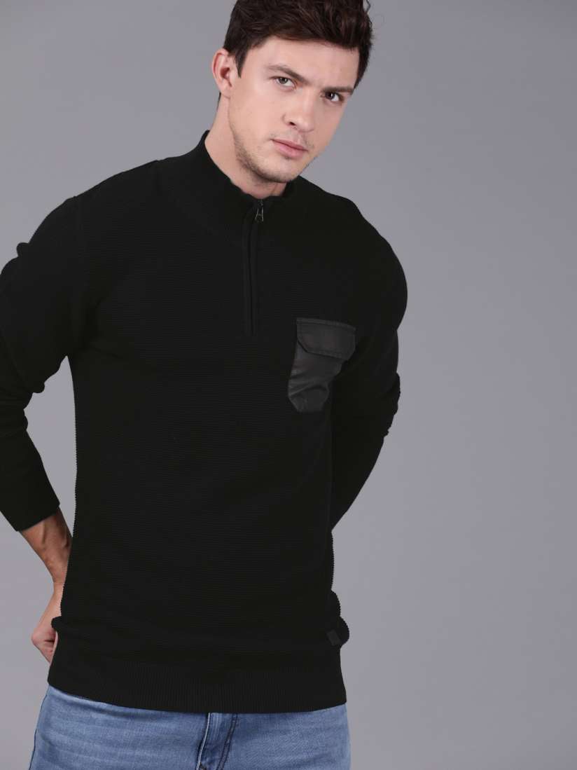 Pullover sweater with pockets online