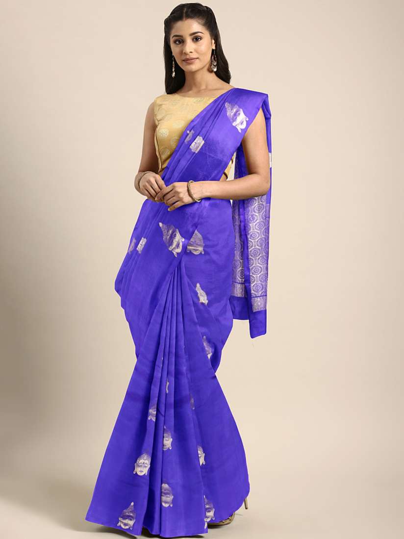 Myntra soft silk sarees top