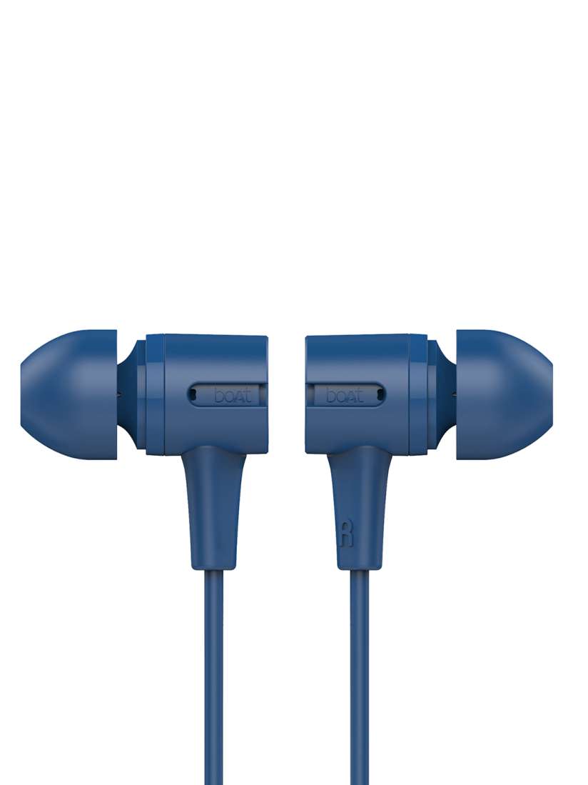 Buy boAt Jazzy Blue Bassheads 102 Wired Earphones with Super Extraaaa Bass Headphones for Unisex 10217775 Myntra