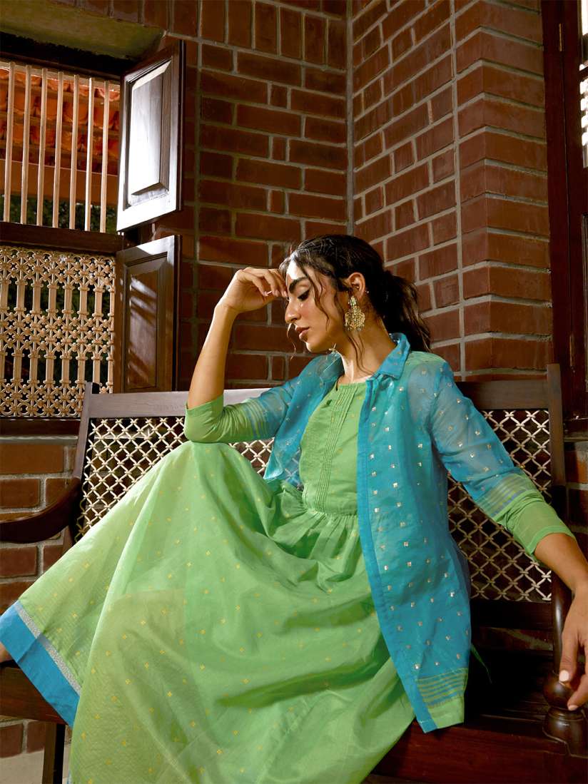 W kurta with jacket cheap