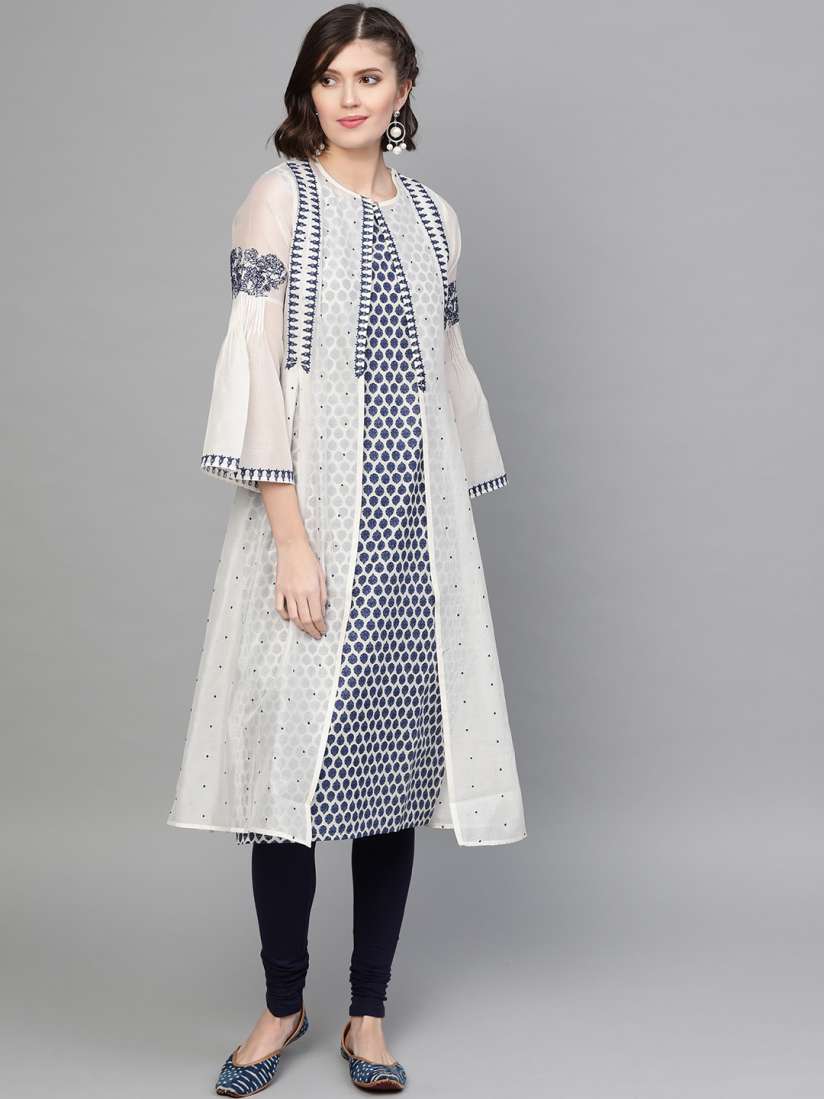 W layered kurta deals