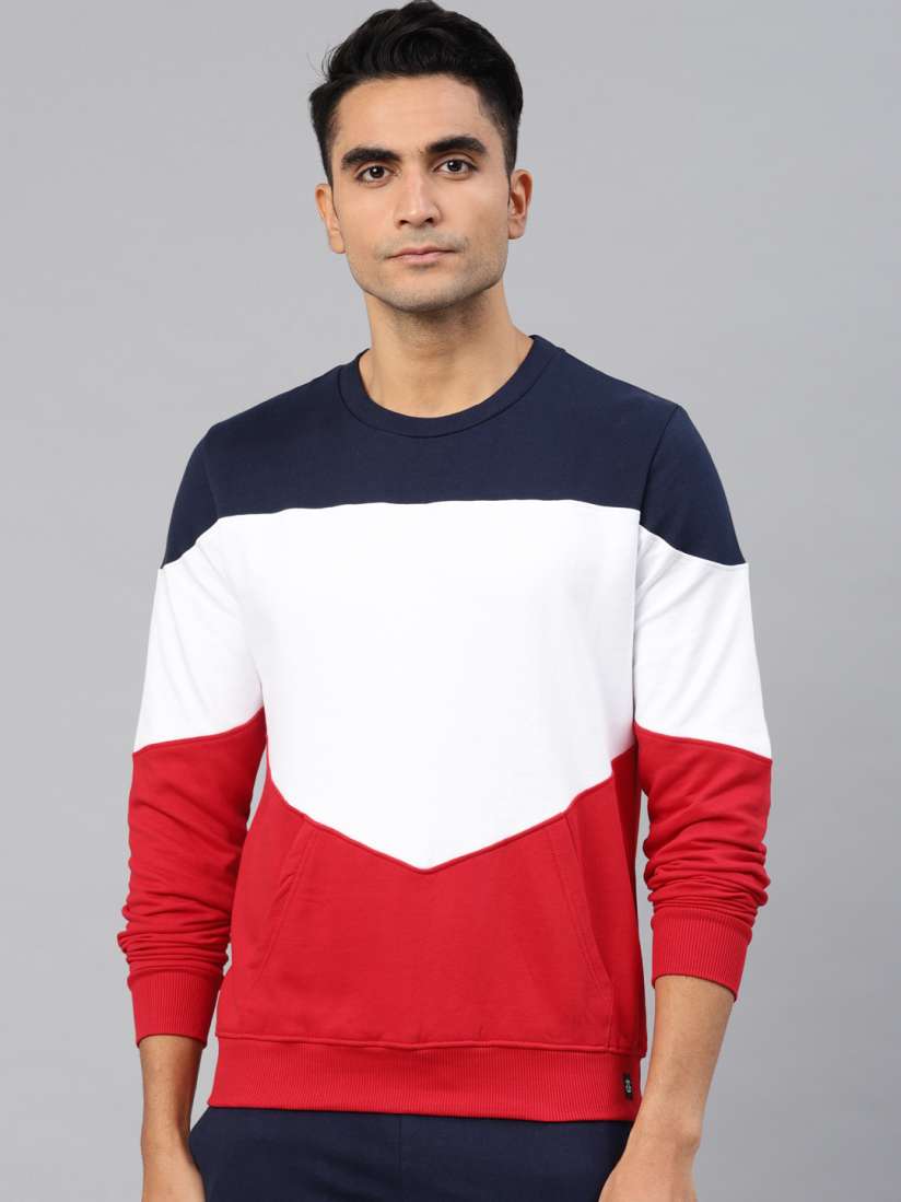 White red sweatshirt online