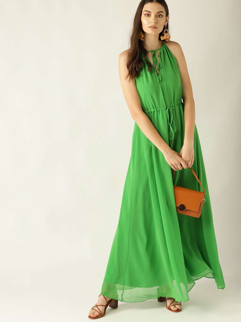 Mango green dress 2019 online