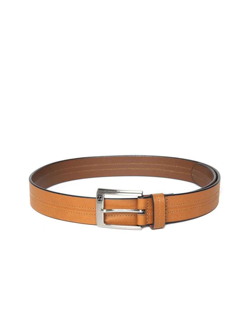 Buy Woodland Men Tan Brown Solid Leather Belt Belts for Men 10258853 Myntra