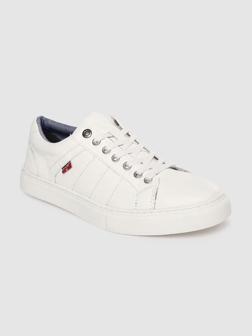 Buy Levis Men White Solid Sneakers Casual Shoes for Men 10266859 Myntra