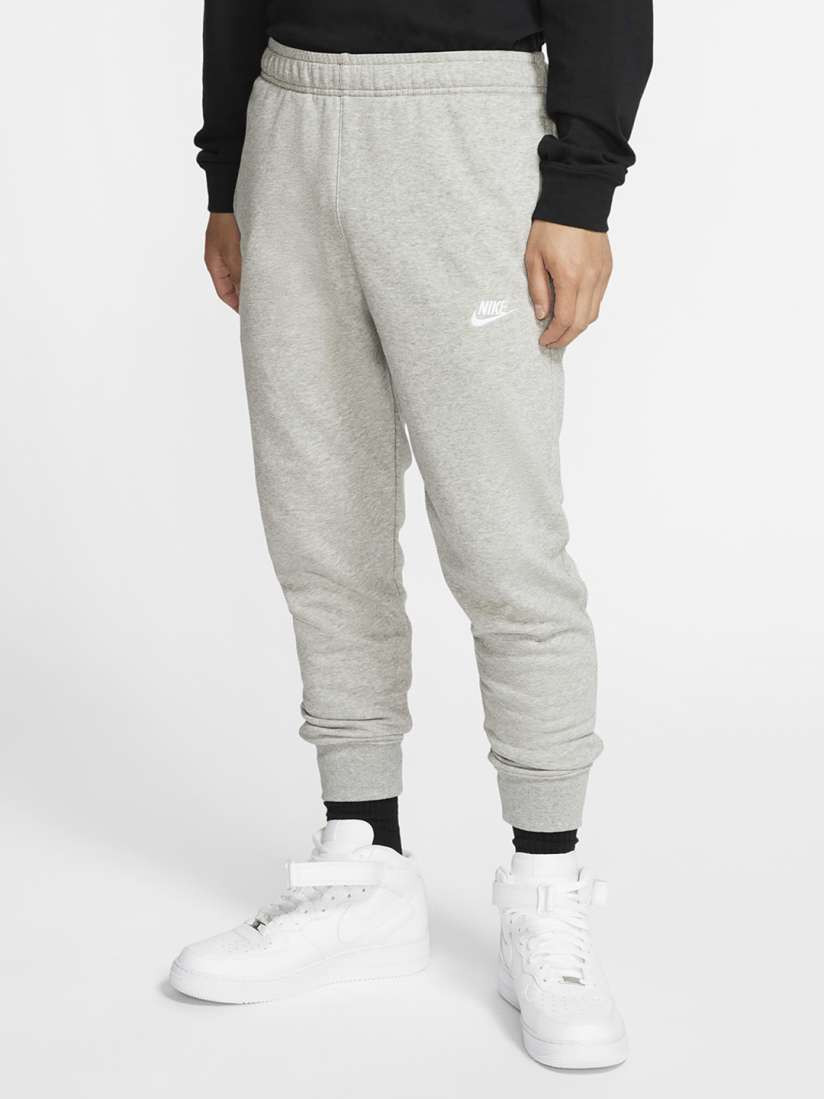 Buy Nike Men Grey Sportswear Club Joggers Track Pants for Men 10271359 Myntra