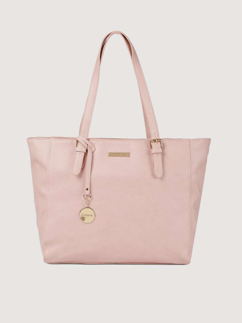 Caprese pink solid shoulder bag clearance