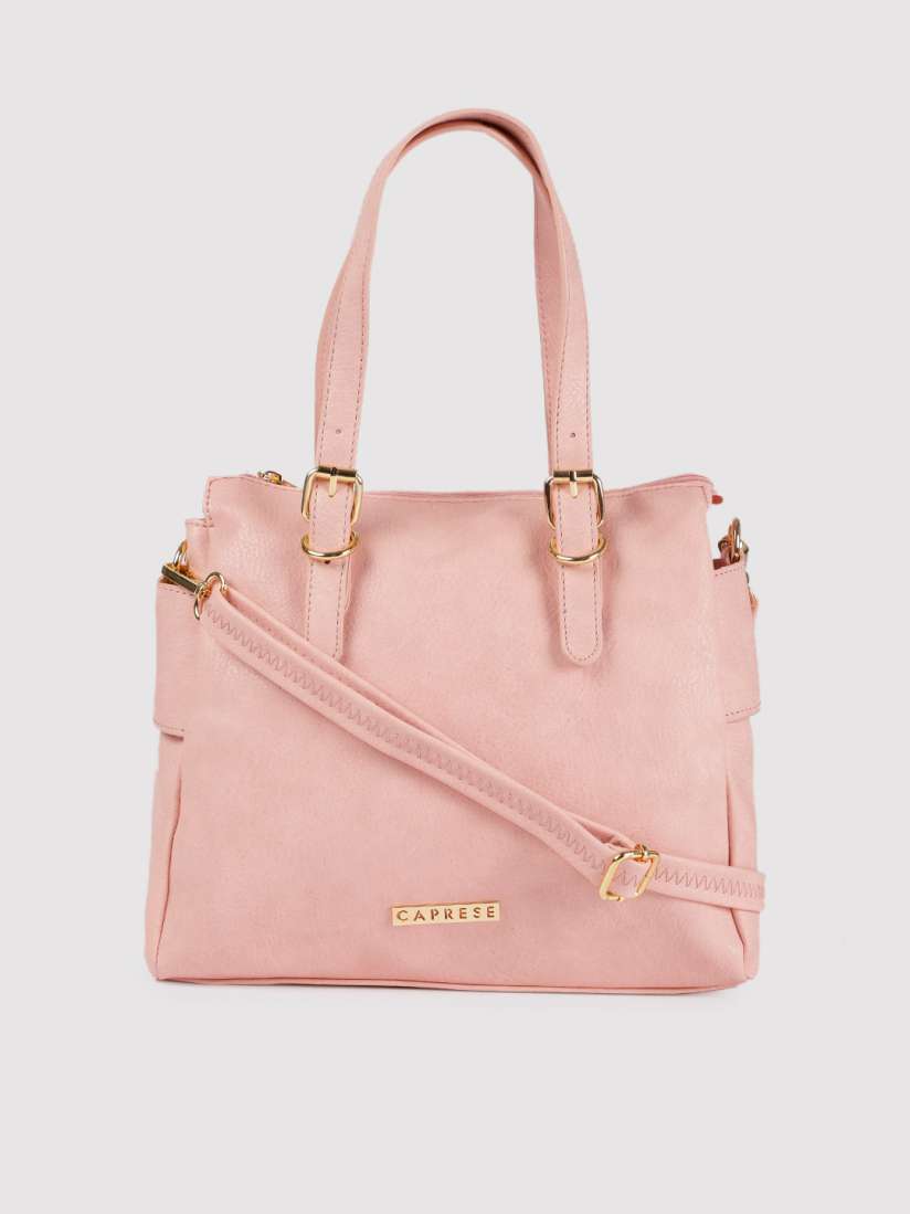 Caprese pink solid handheld bag deals