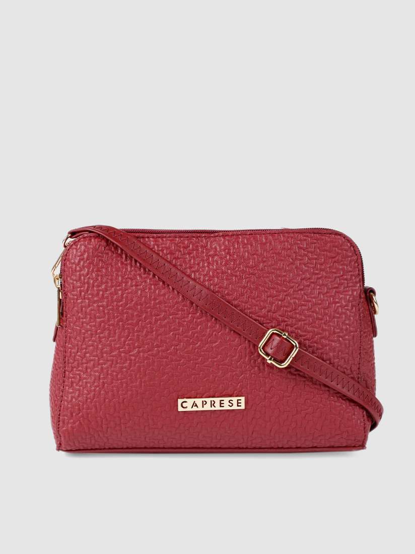 Caprese maroon sling bag hotsell