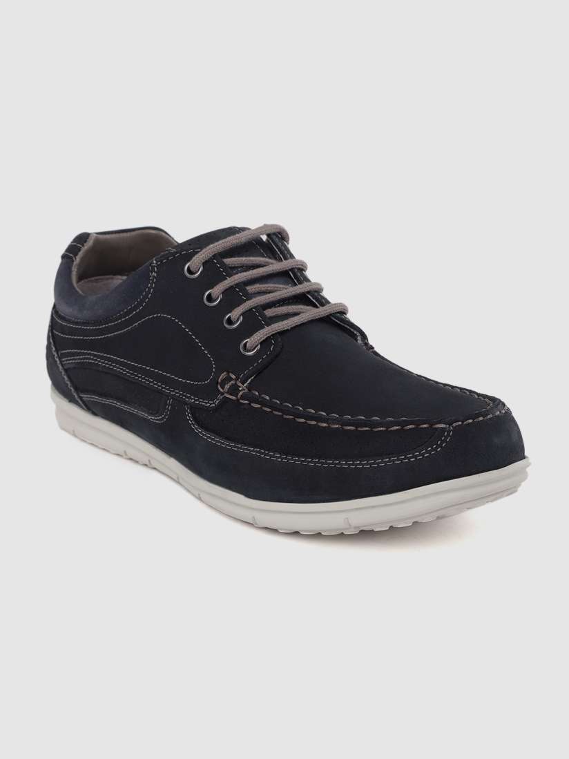 Buy Woodland Men Navy Blue Nubuck Derbys Casual Shoes for Men 10292663 Myntra