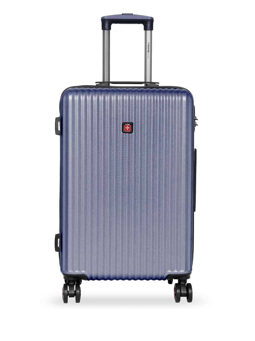Buy SWISS BRAND Grey Riga Range Hard Side Medium Trolley Bag Trolley Bag for Unisex 10297485 Myntra