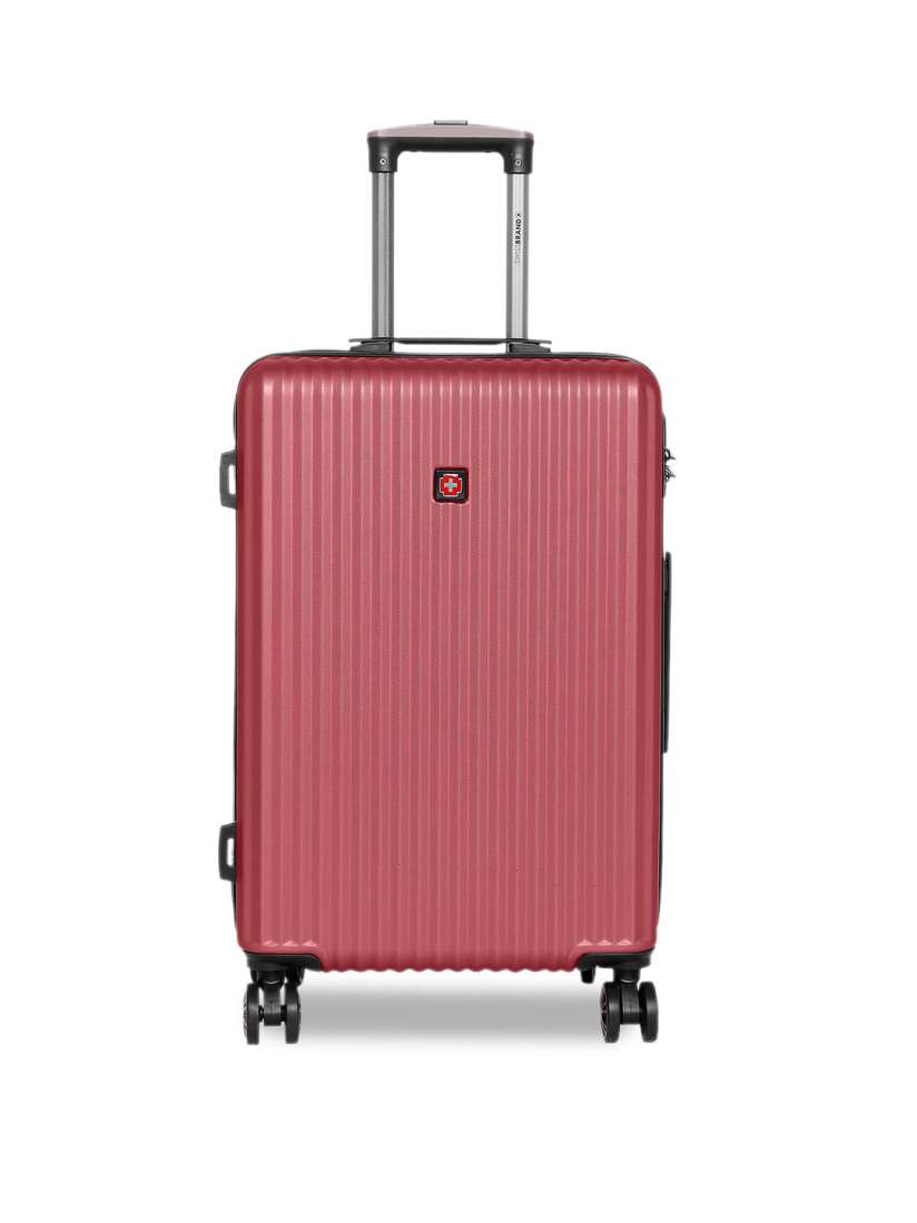 Buy SWISS BRAND Red Riga Range Hard Side Cabin Trolley Bag Trolley Bag for Unisex 10297491 Myntra