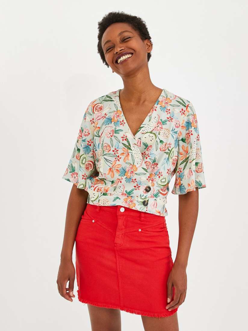Red skirt myntra outlet