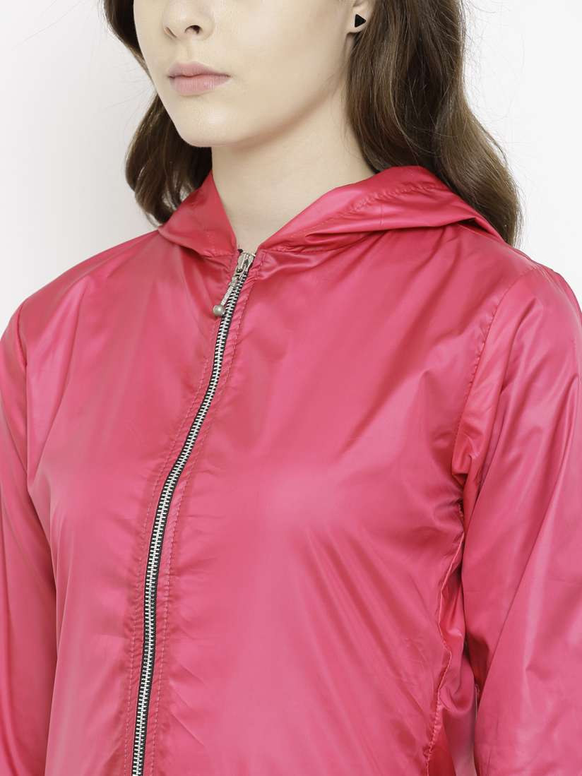 Buy Belle Fille Women Fuchsia Pink Solid Lightweight Tailored Jacket Jackets for Women 10319773 Myntra