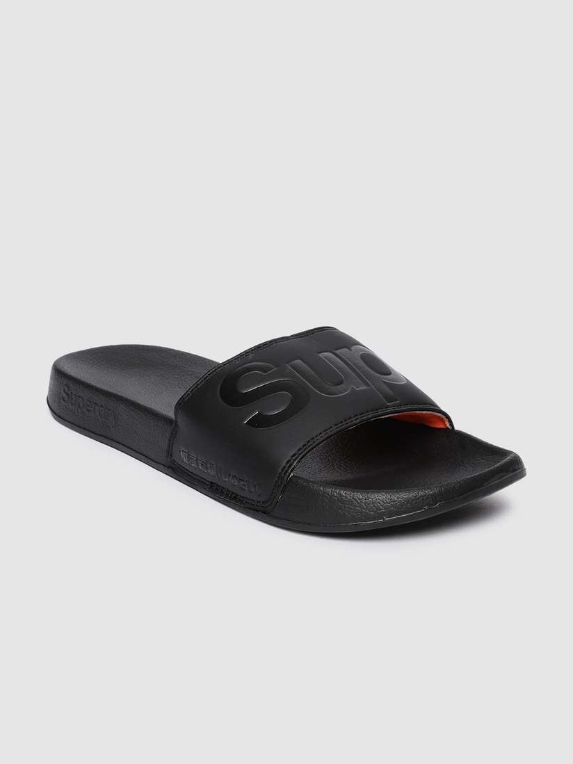 Super Dry Superdry Slippers Price Superdry Men Black Printed Sliders