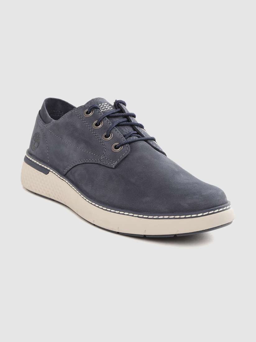 Buy Timberland Men Navy Blue Crossmark Nubuck Derbys Casual Shoes for Men 10327649 Myntra