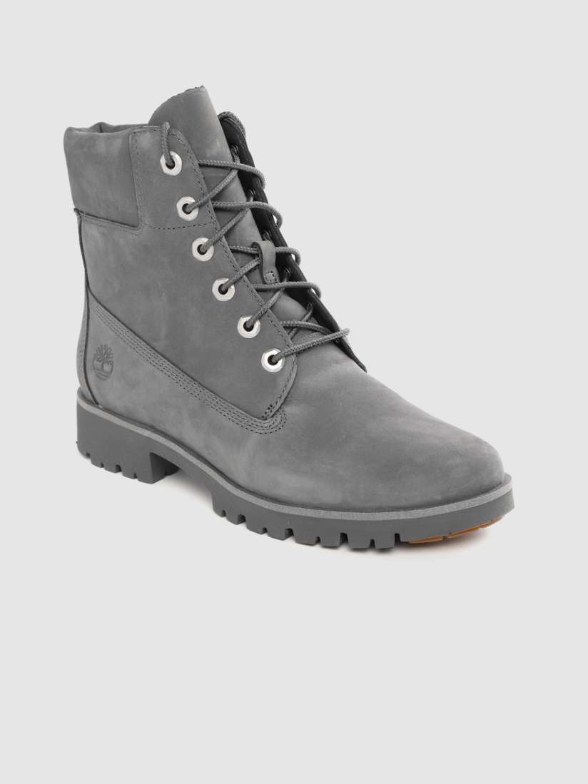 Buy Timberland Women Charcoal Grey Classic Lite 6 Inch Nubuck Flat Boots Casual Shoes for Women 10327735 Myntra