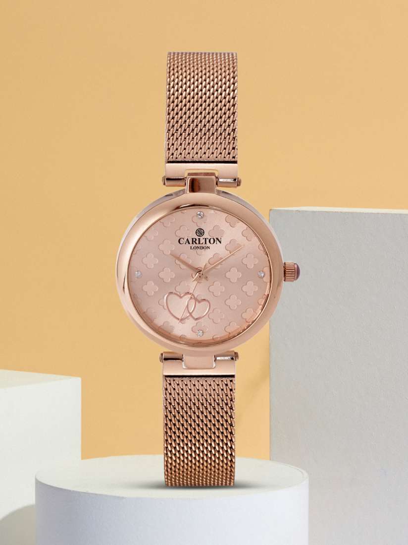 Myntra rose gold watches new arrivals