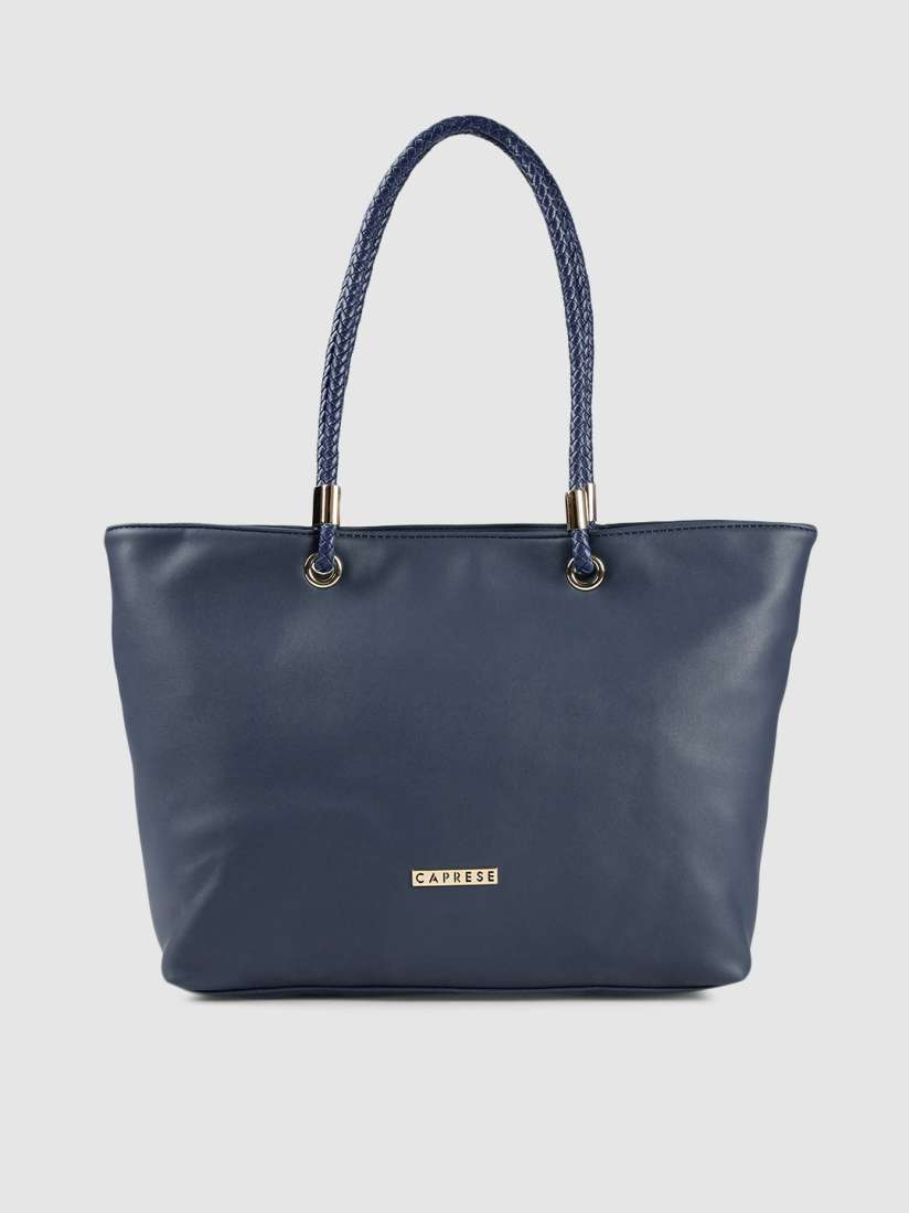 Buy Caprese Blue Solid Shoulder Bag Handbags for Women 10331777 Myntra