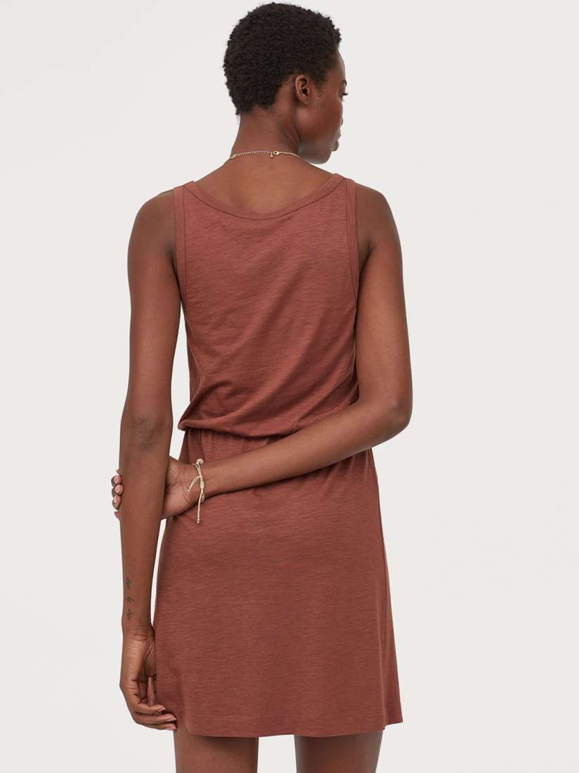 Buy H M Women Orange Solid Modal Blend Jersey Dress Dresses for Women 10333051 Myntra