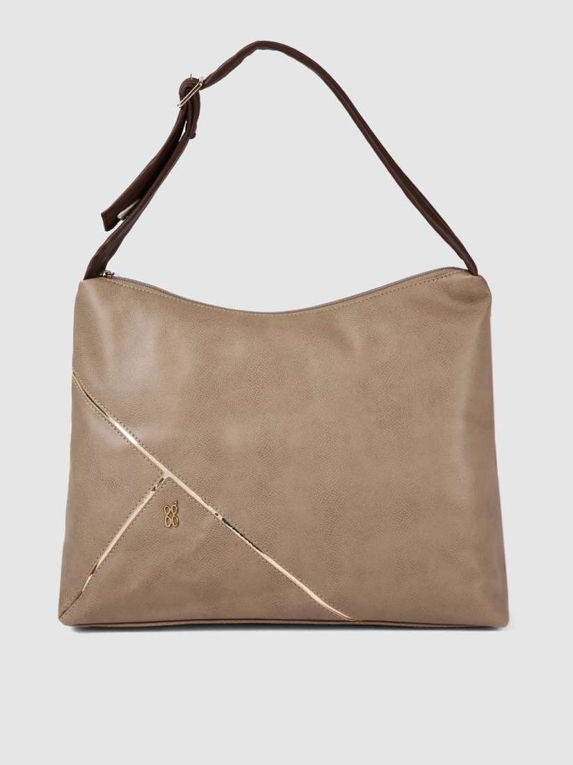 Buy Baggit Beige Solid Shoulder Bag Handbags for Women 10334029 Myntra