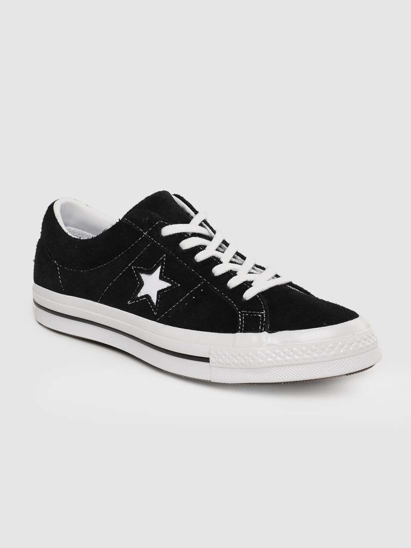 Buy Converse Vintage Suede One Star Black Leather Sneakers Casual Shoes for Unisex 10334393 Myntra