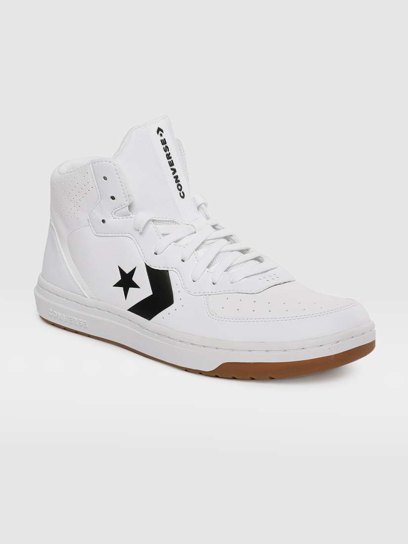 Buy Converse SHOOT FOR THE MOON CONVERSE RIVAL White Perforations Mid Top Sneakers Casual Shoes for Unisex 10334405 Myntra
