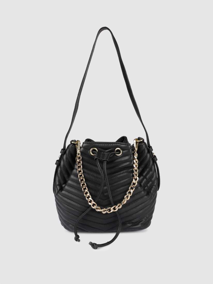 Buy Steve Madden Black Solid Shoulder Bag Handbags for Women 10343023 Myntra