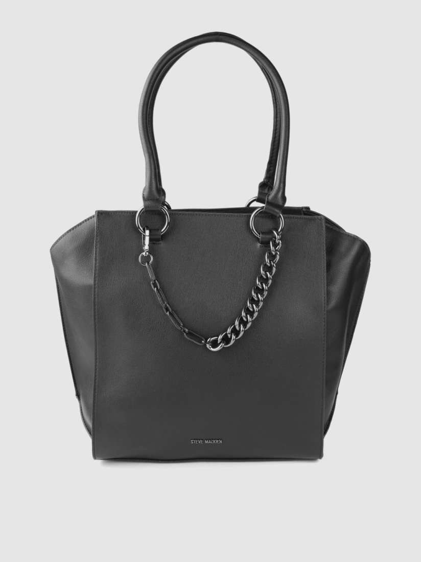 Buy Steve Madden Black Solid Shoulder Bag Handbags for Women 10343033 Myntra