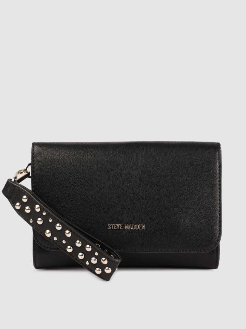 Buy Steve Madden Black Solid Purse Clutches for Women 10343119 Myntra