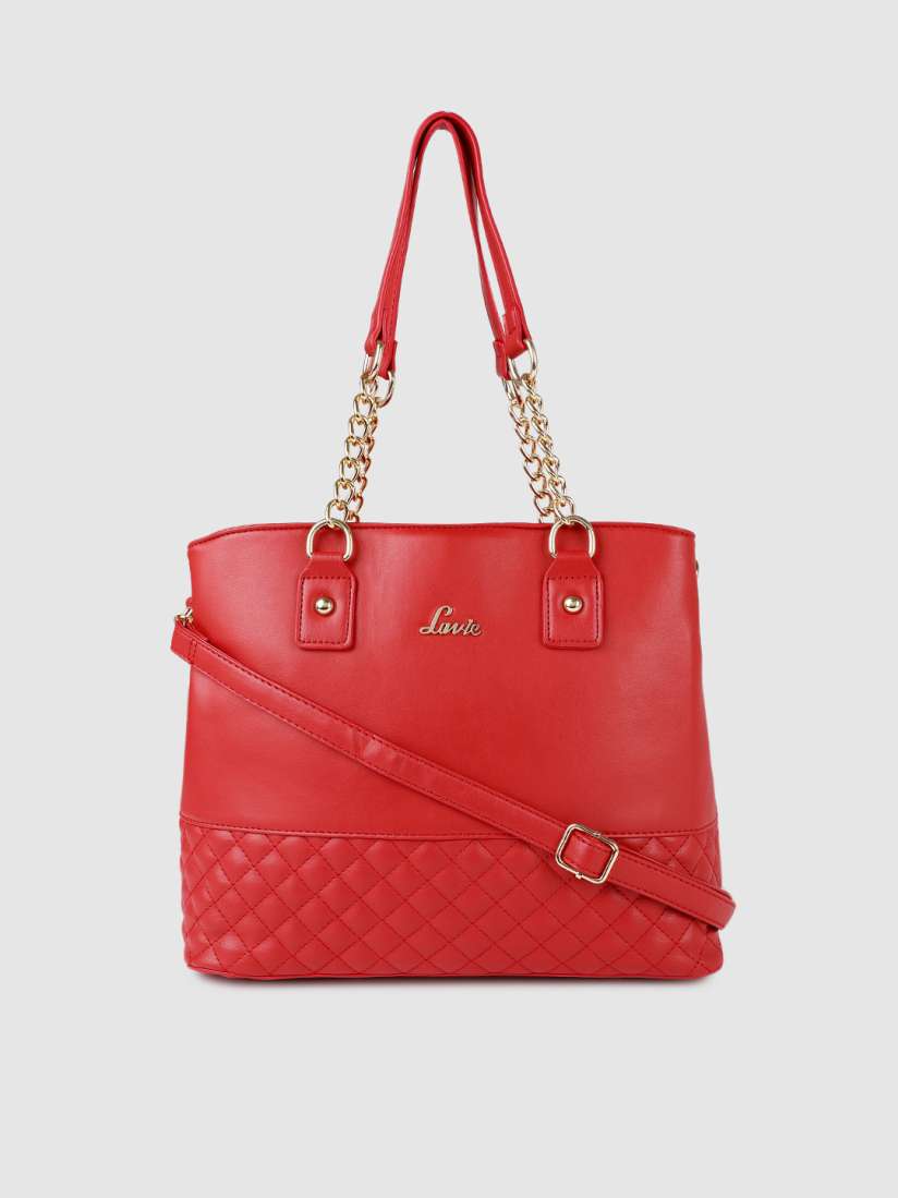 Lavie red solid shoulder bag deals